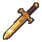 gold sword